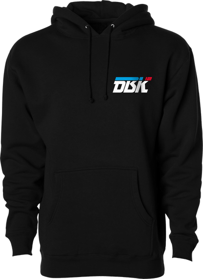 DBK Recking Crew Hoodie Black 2X - 10oz Cotton/Poly Blend for Comfort and Durability