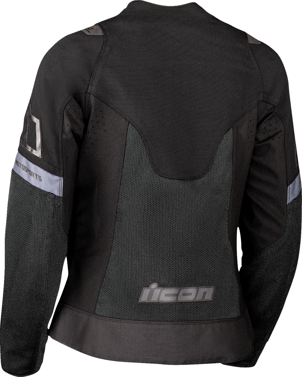 ICON Women's Contra3™ Jacket Black - XS with Iron Weave Mesh and Impact Protection