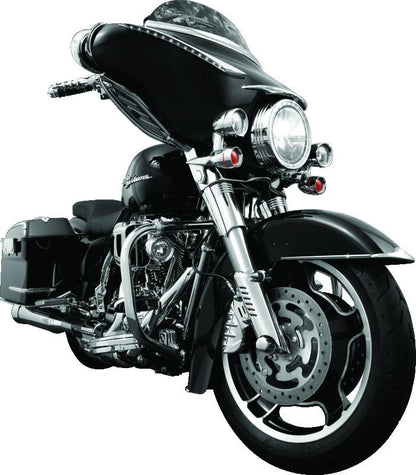 Kuryakyn Front Fender Side Trim Chrome for Harley Davidson Touring Models