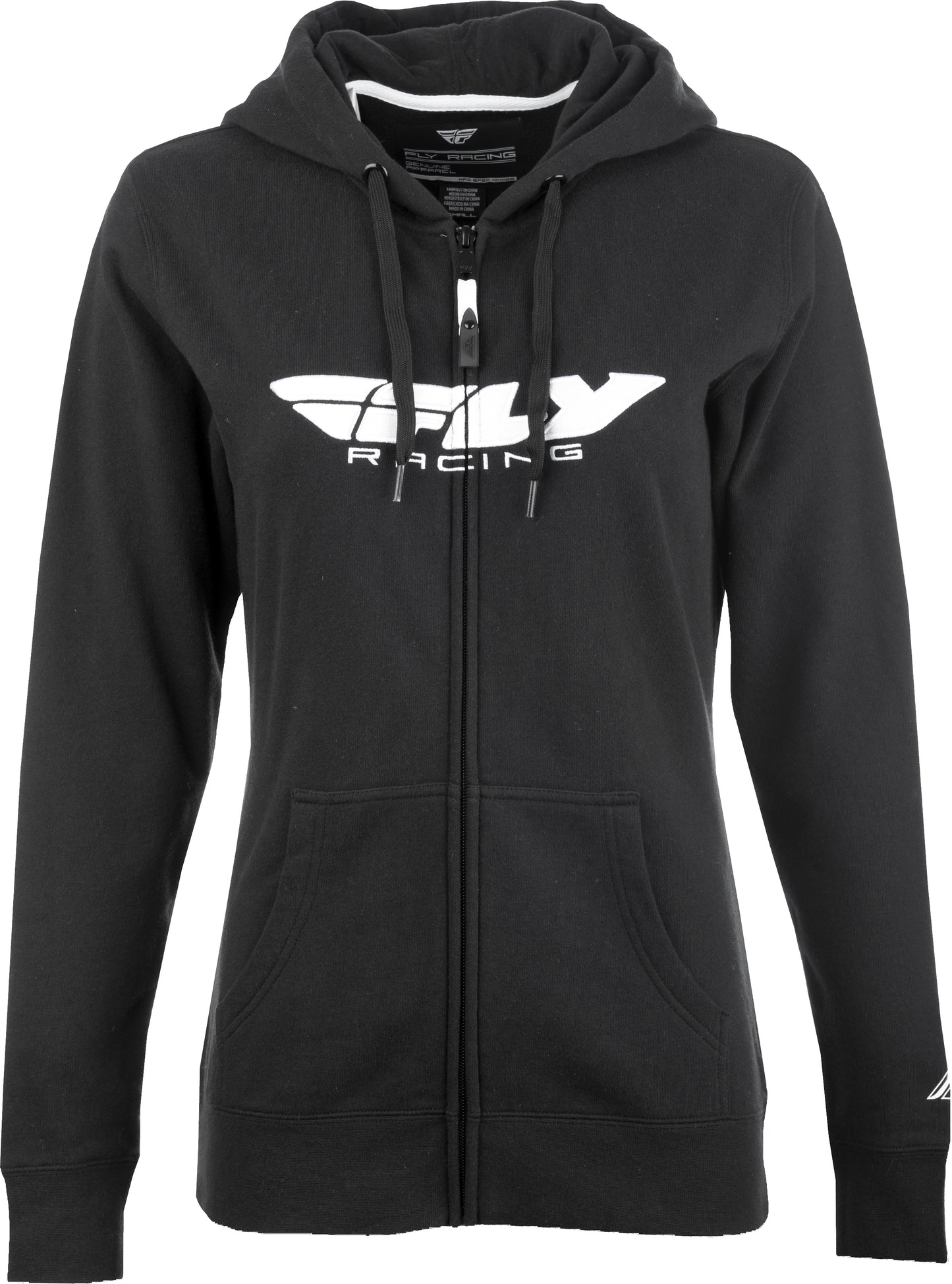 FLY RACING WOMEN'S FLY CORPORATE ZIP UP HOODIE BLACK XL'XL