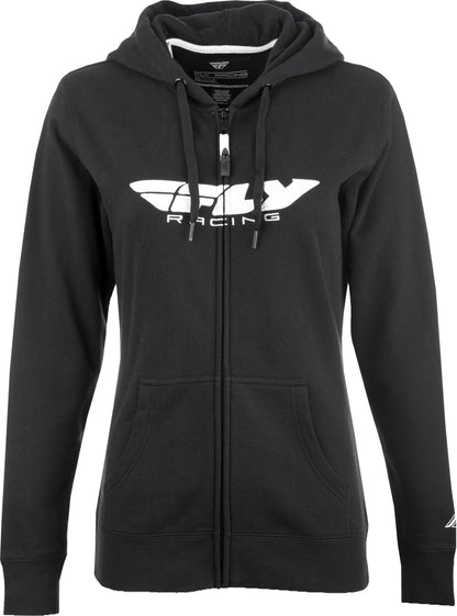 FLY RACING WOMEN'S FLY CORPORATE ZIP UP HOODIE BLACK XL'XL