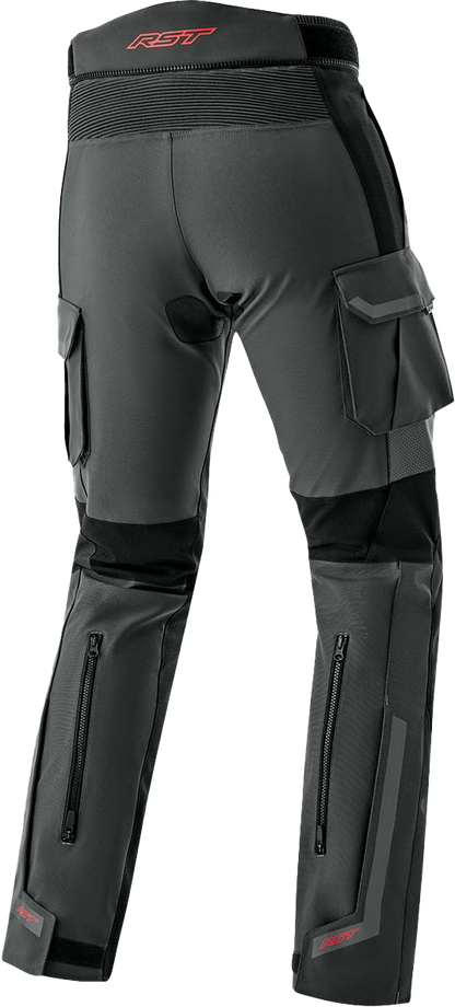 RST Ps Adventure D3O Pants Grey/Black Textile Motorcycle Pants with CE AA Certification and Removable Liner