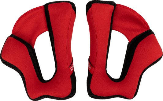 THOR Reflex Sport Cheek Pads - Red/Black - XS (Part 0134-3999)