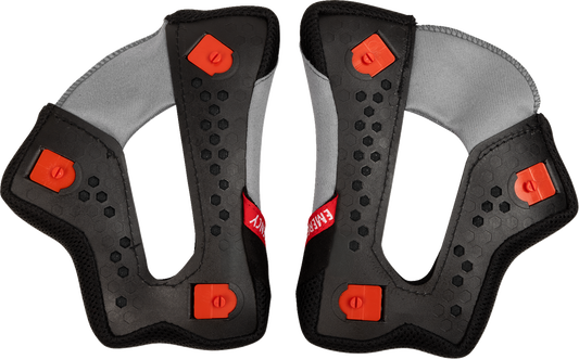 THOR Reflex Sport Cheek Pads 2XL - Gray/Black for Reflex Sport Helmets