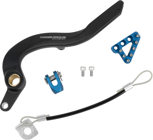 Moose Offroad Yamaha Brake Pedal - Part Number 82-0226-21-22 - Blue Finish
