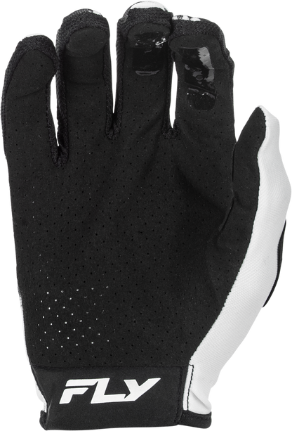 FLY RACING YOUTH LITE WARP GLOVES WHITE/BLUE/PINK YL'YL