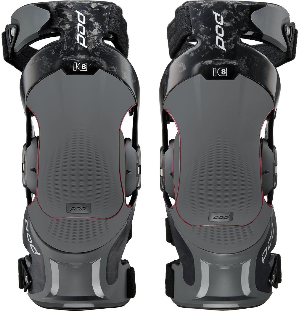 POD K8 3.0 Carbon Knee Brace XL with Forged Carbon Frame and Human Motion Hinge