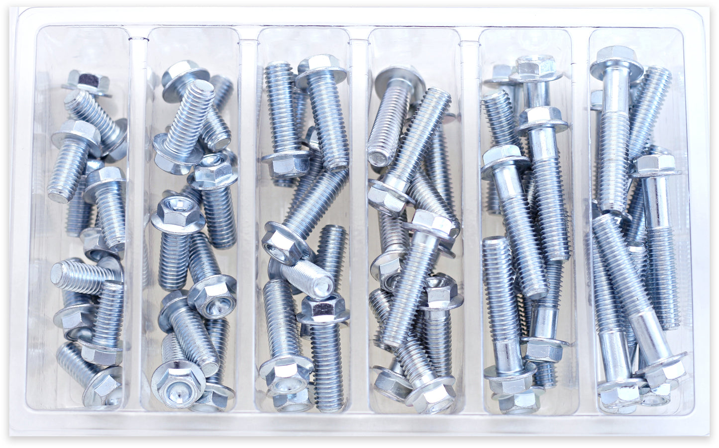 BOLT M8 Hex Flanged Bolt - 10mm Size, 1 Pack