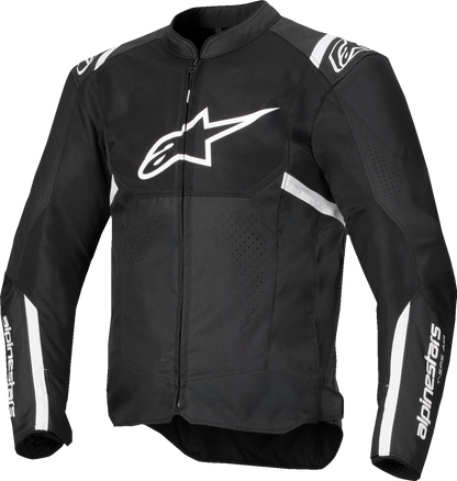 Alpinestars T-SPS Air v2 Jacket Black/White 4XL - Performance Motorcycle Gear with Advanced Ventilation and Protection