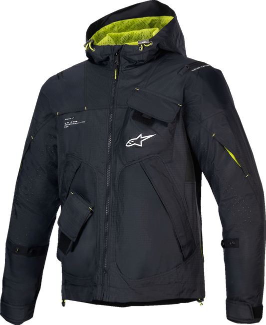 Alpinestars Mogress Air Jacket - Black/Lime Punch/White, XL (Part Number 3301625-1484-XL)