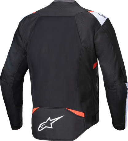 Alpinestars T-SPS Air v2 Motorcycle Jacket - Black/White/Red Fluo, Medium (Part #3301025-1231-M)
