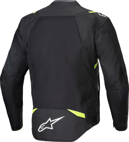 Alpinestars T-SPS Air v2 Motorcycle Jacket - Black/Yellow Fluo, Small (Part Number 3301025-155-S)