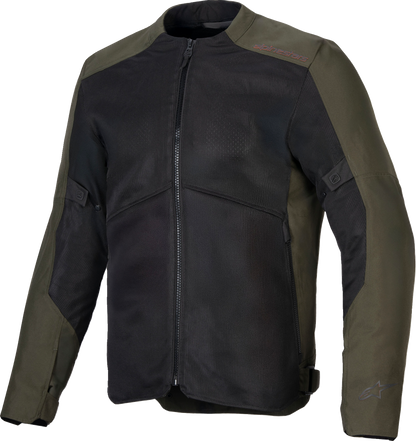 Alpinestars C-1 Air Jacket Khaki 2XL – Mesh Motorcycle Jacket with Nucleon Flex Plus Protectors