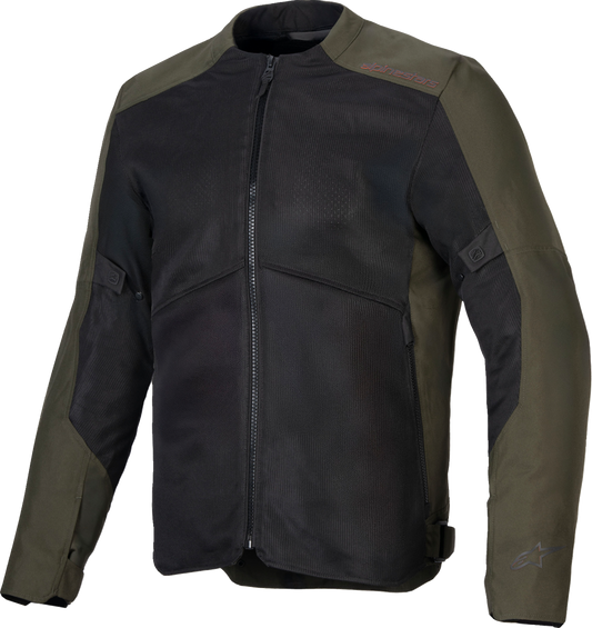 Alpinestars C-1 Air Jacket Khaki 2XL – Mesh Motorcycle Jacket with Nucleon Flex Plus Protectors