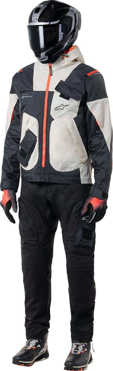 ALPINESTARS Mogress Air Jacket - Black/Almond/Hot Orange Small (Part #3301625-1489-S)