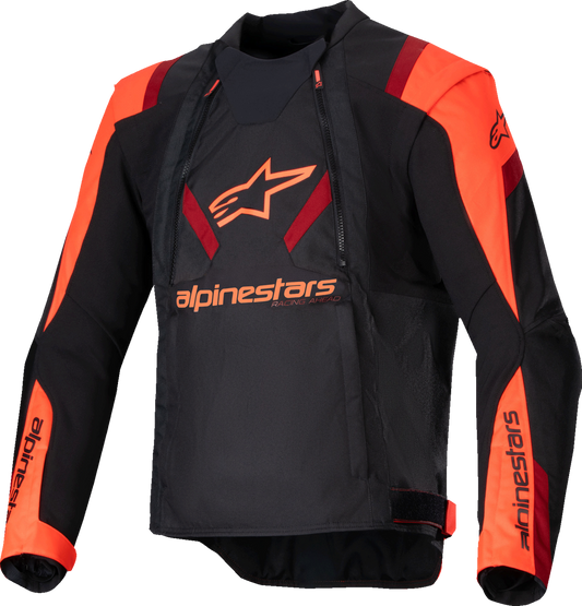Alpinestars T-Stunt Air Jacket 3XL Black/Red Fluo/Dark Red - Model 3301825-1365-3X