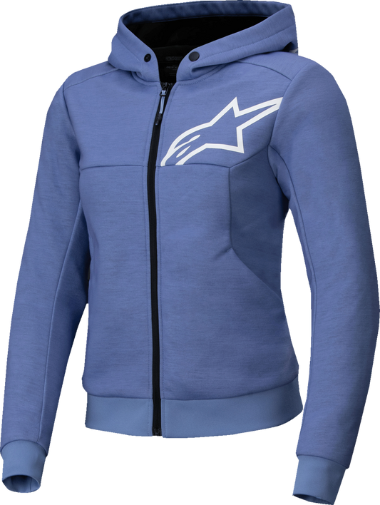 Alpinestars Stella Chrome v2 Sport Hoodie - Blue Violet/White - Small