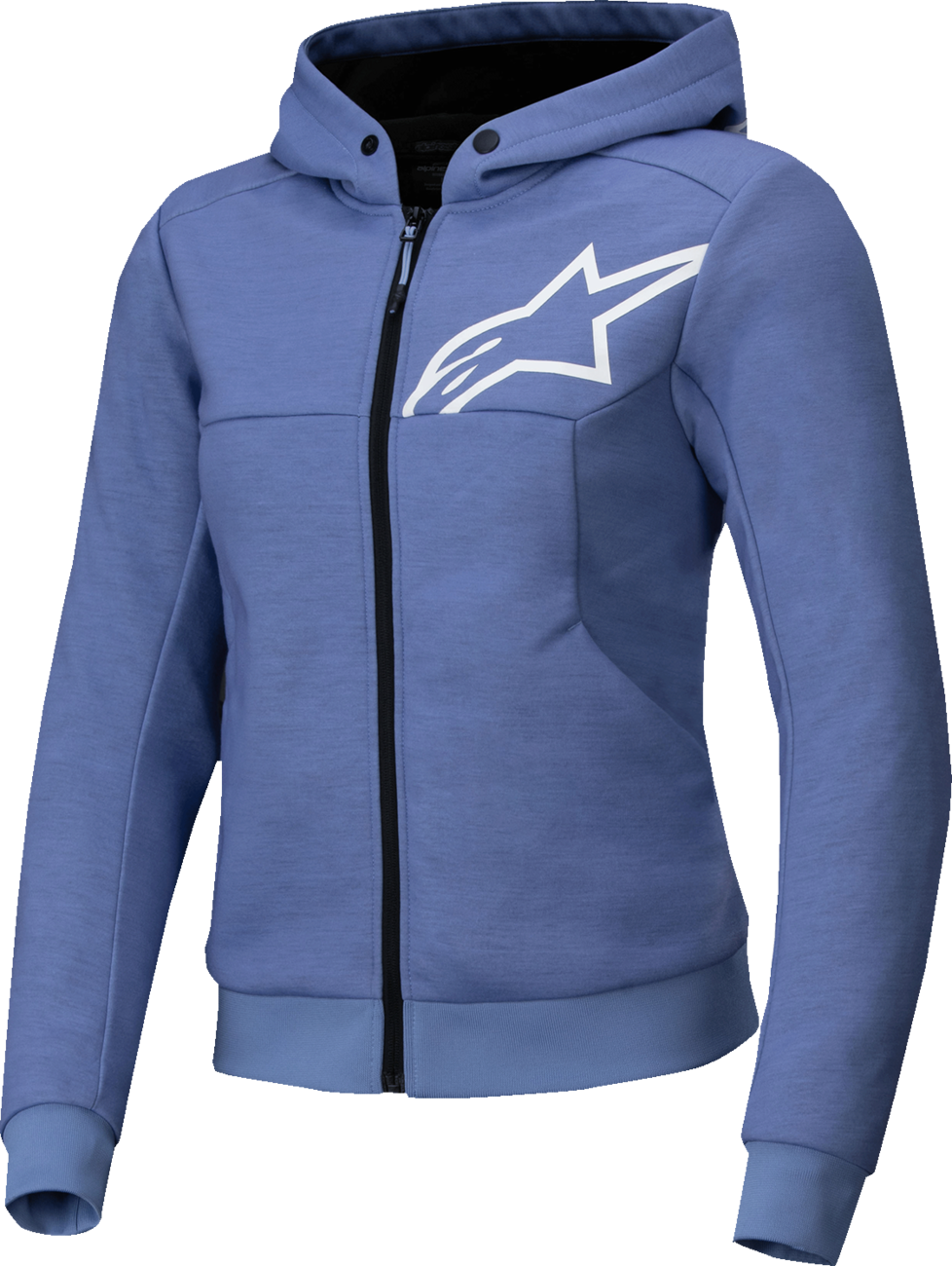 Alpinestars Stella Chrome v2 Sport Hoodie - Blue Violet/White, Medium (Part No. 4210225-7185-M)