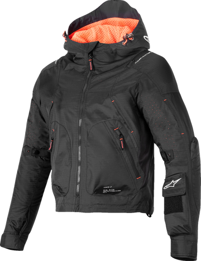 ALPINESTARS Stella Molly Air Jacket - Black/Coral Fluo - Small 3310625-1485-S