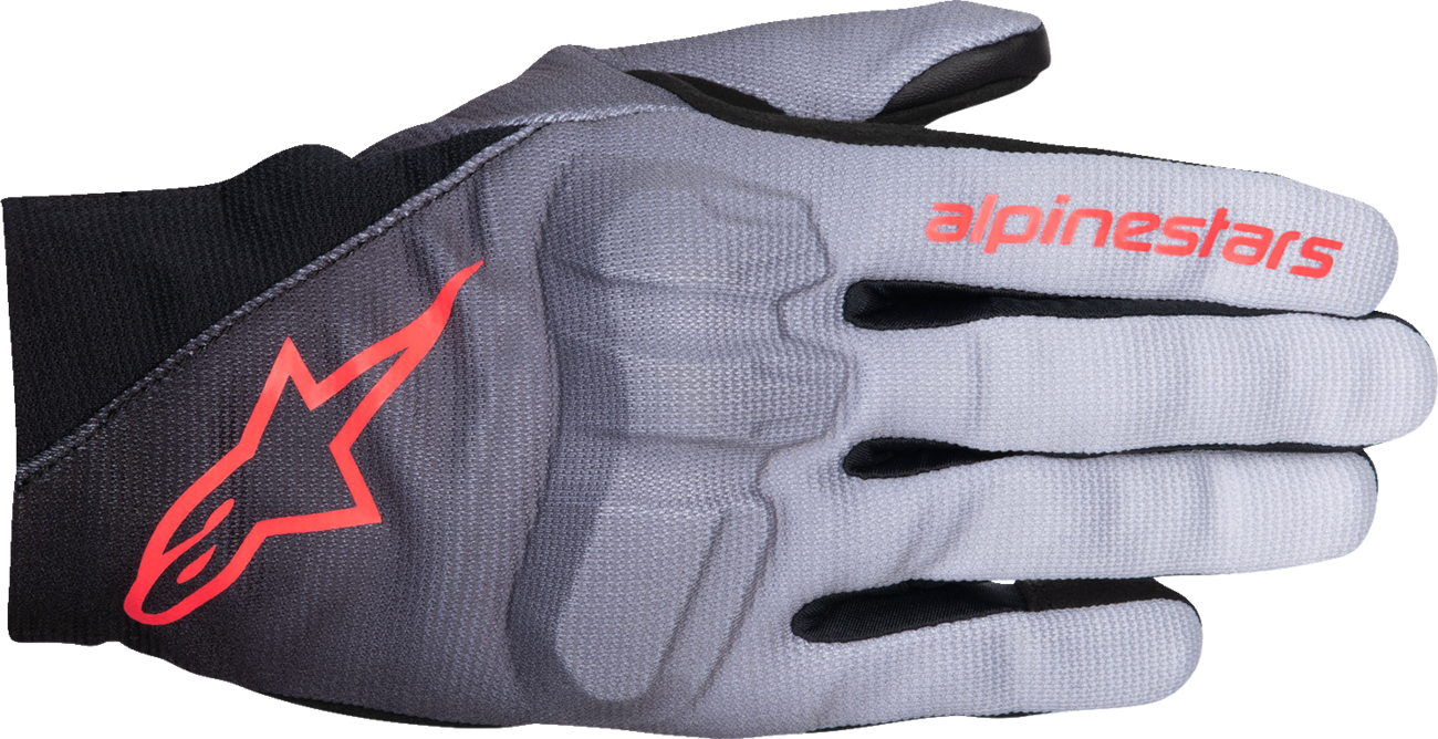 Alpinestars Stella Reef V2 Women’s Cycling Gloves - Gray, Black & Fluo Pink, Size XS (Part No. 3580325-9259-XS)