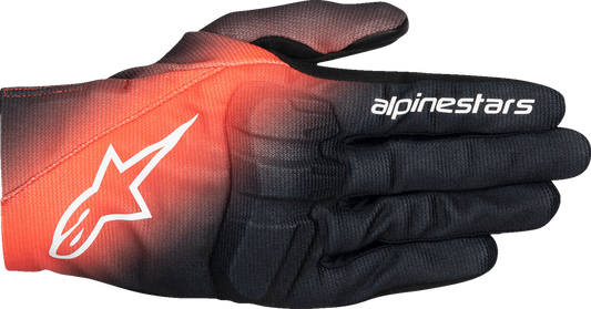 Alpinestars Reef V2 Gloves – Black, Fluo Red & White, 3XL – Part #3560825-1321-3X