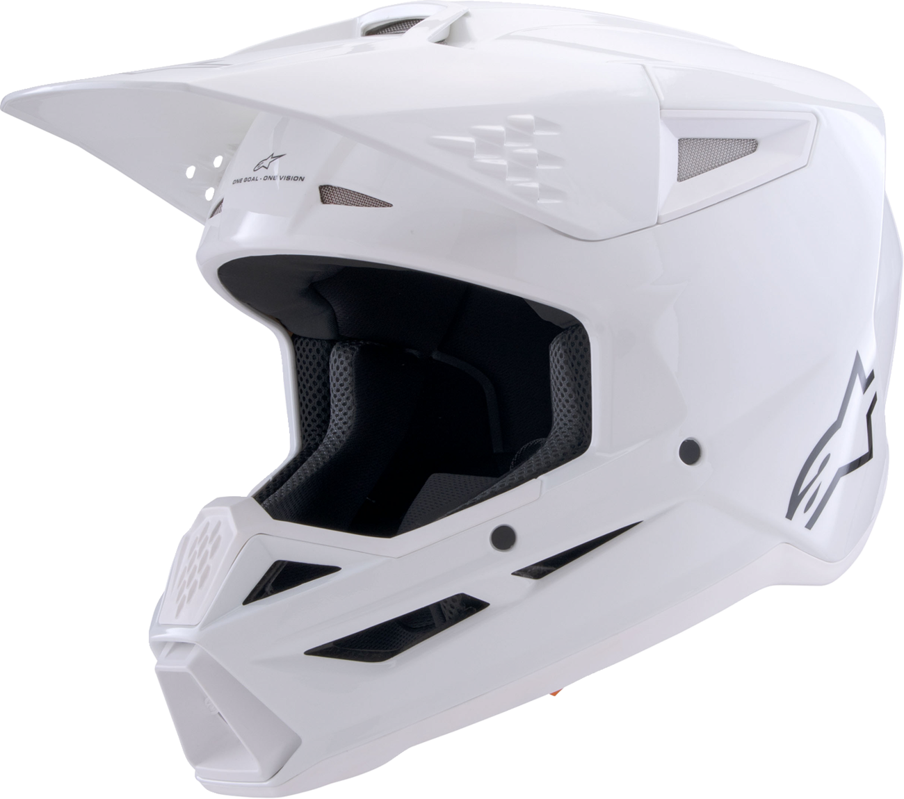 Alpinestars SM3 Helmet - Solid Gloss White XS (Part No. 8300326-2180-XS)