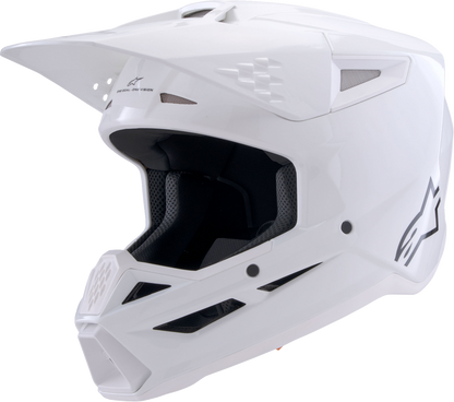 Alpinestars SM3 Helmet - Solid Gloss White XS (Part No. 8300326-2180-XS)
