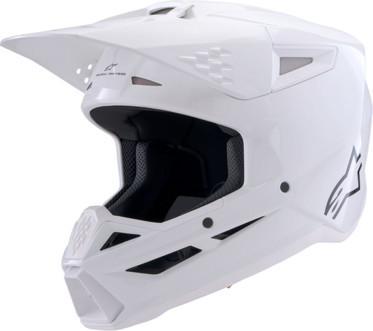 Alpinestars SM3 Helmet - Solid Gloss White XS (Part No. 8300326-2180-XS)