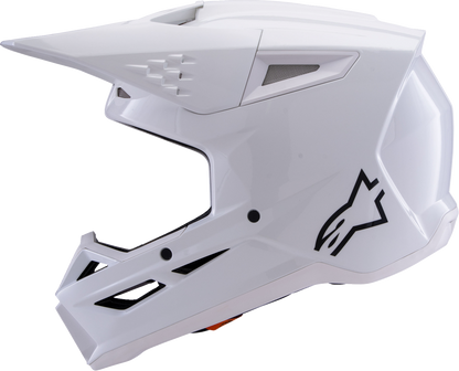 Alpinestars SM3 Helmet - Solid Gloss White XS (Part No. 8300326-2180-XS)