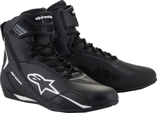 Alpinestars Faster-4 Road Cycling Shoes - Black and White, US 9.5 (Part No. 2510425-12-95)