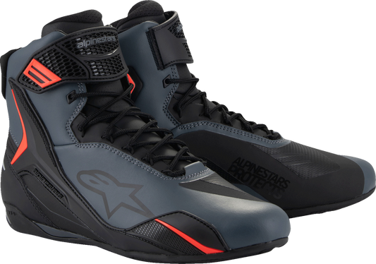 Alpinestars Faster-4 Road Cycling Shoes – Black, Gray, Red, US 11 (Part No. 2510425-1130-11)
