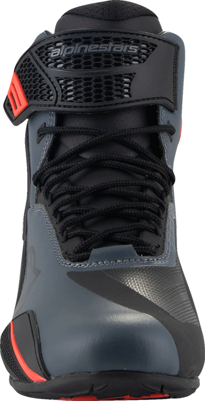 Alpinestars Faster-4 Road Cycling Shoes - Black, Gray, and Red, US Size 7 (Part Number 2510425-1130-7)