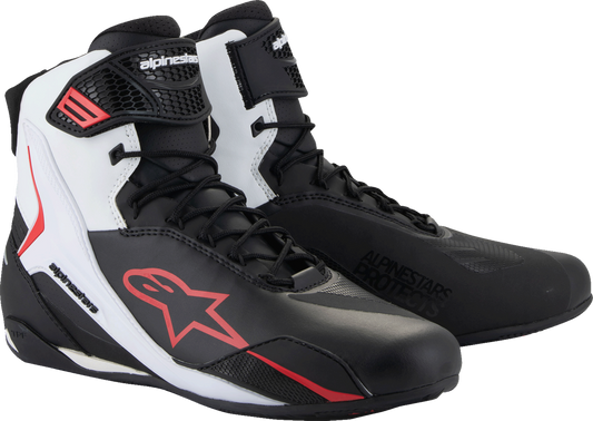 ALPINESTARS Faster-4 Shoes - Black/White/Red - US 11 2510425-123-11