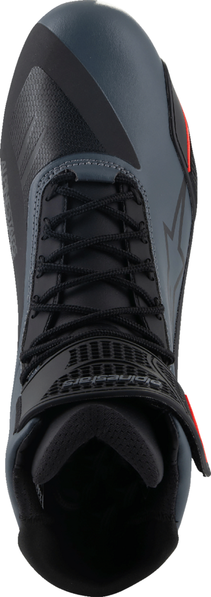Alpinestars Faster-4 Road Cycling Shoes - Black, Gray, and Red, US Size 7 (Part Number 2510425-1130-7)