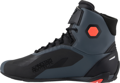 Alpinestars Faster-4 Road Cycling Shoes - Black, Gray, and Red, US Size 7 (Part Number 2510425-1130-7)