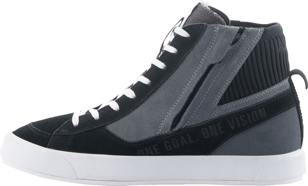 ALPINESTARS Stated Shoes - Black, Gray & White, US 11 / EU 44 - Part Number 2540124-1004-11