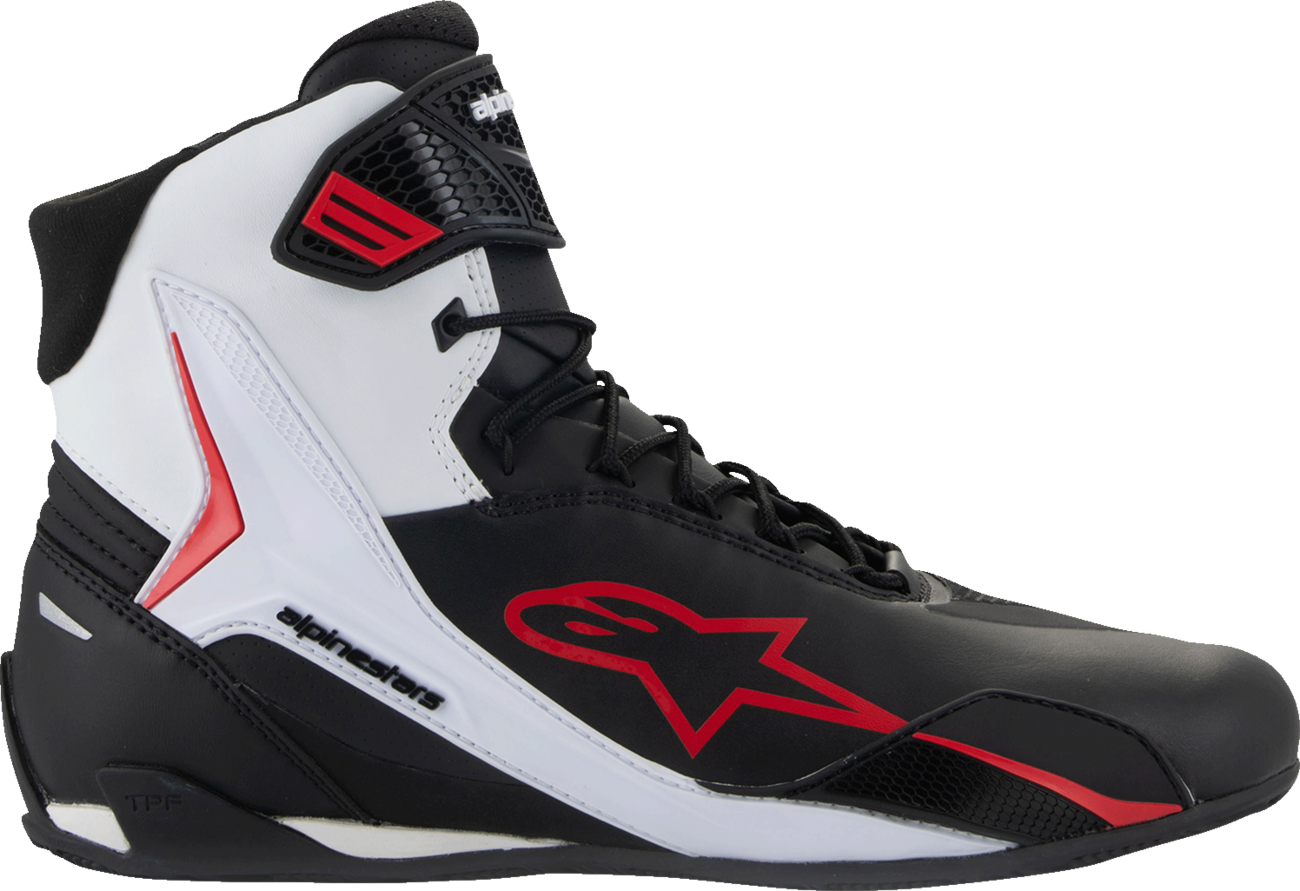 Alpinestars Faster-4 Road Cycling Shoes - Black, White & Red, US 13 (Part No. 2510425-123-13)