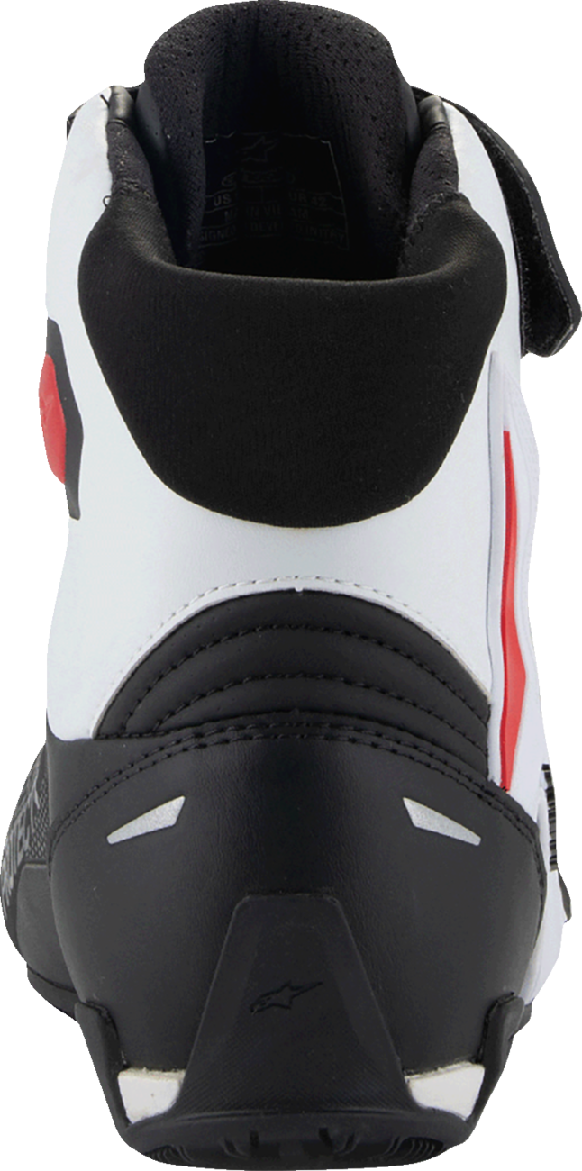 Alpinestars Faster-4 Road Cycling Shoes - Black, White & Red, US 13 (Part No. 2510425-123-13)