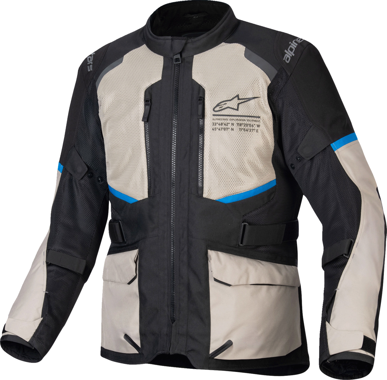 Alpinestars Andes Air Drystar® Jacket 3XL - Waterproof Breathable Motorcycle Jacket with Impact Protection and Ventilation