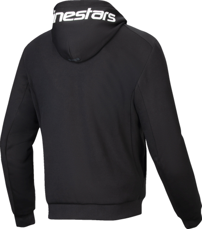 Alpinestars Chrome v2 Sport Hoodie - Black/White, Small (Part #4200325-12-S)
