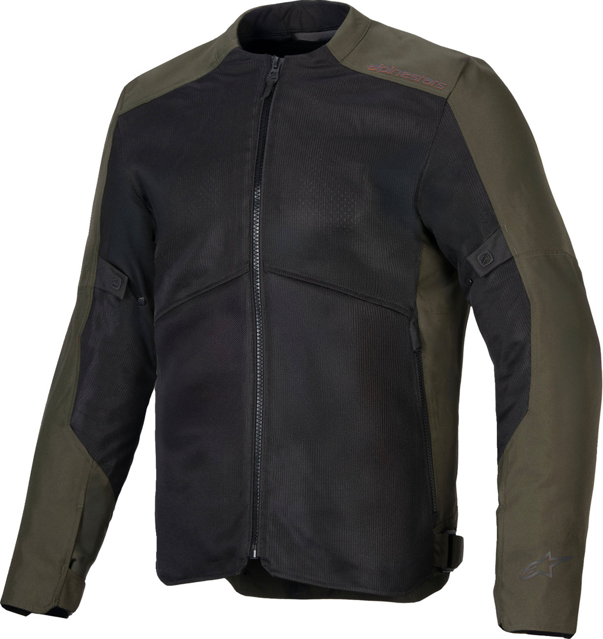 ALPINESTARS C-1 Air Jacket Khaki Small - Lightweight Mesh Motorcycle Jacket with Nucleon Flex Plus Protectors