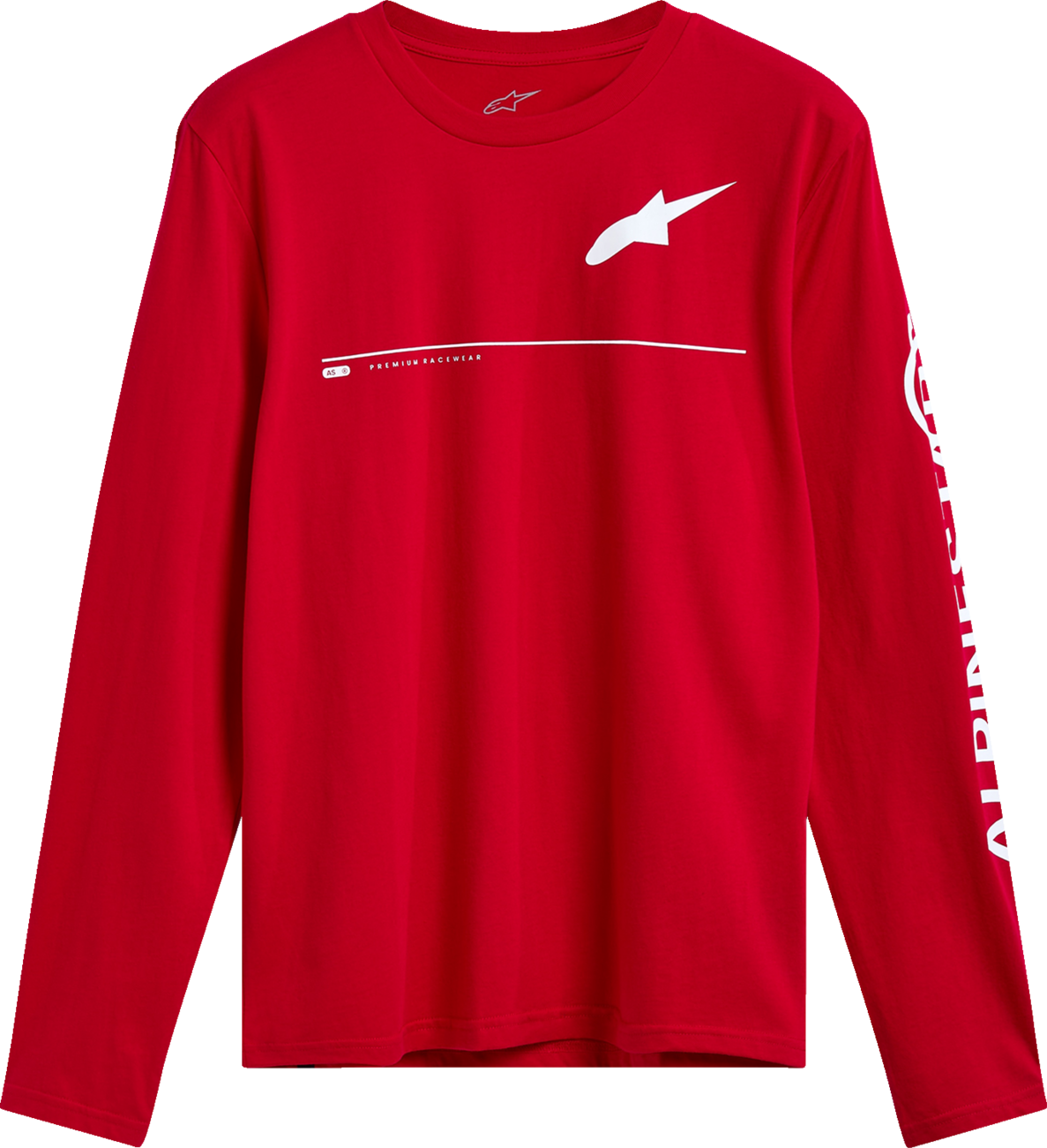 Alpinestars Committed Long-Sleeve CSF T-Shirt - Red - 2XL, Part Number 1215-71200-30-2X