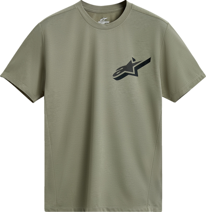 Alpinestars Attrition Performance T-Shirt - Light Green/Black XL - Sustainable Wicking Fabric