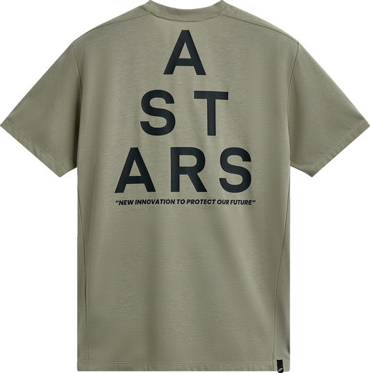 Alpinestars Attrition Performance T-Shirt 2XL - Light Green/Black, Sustainable Moisture-Wicking Activewear