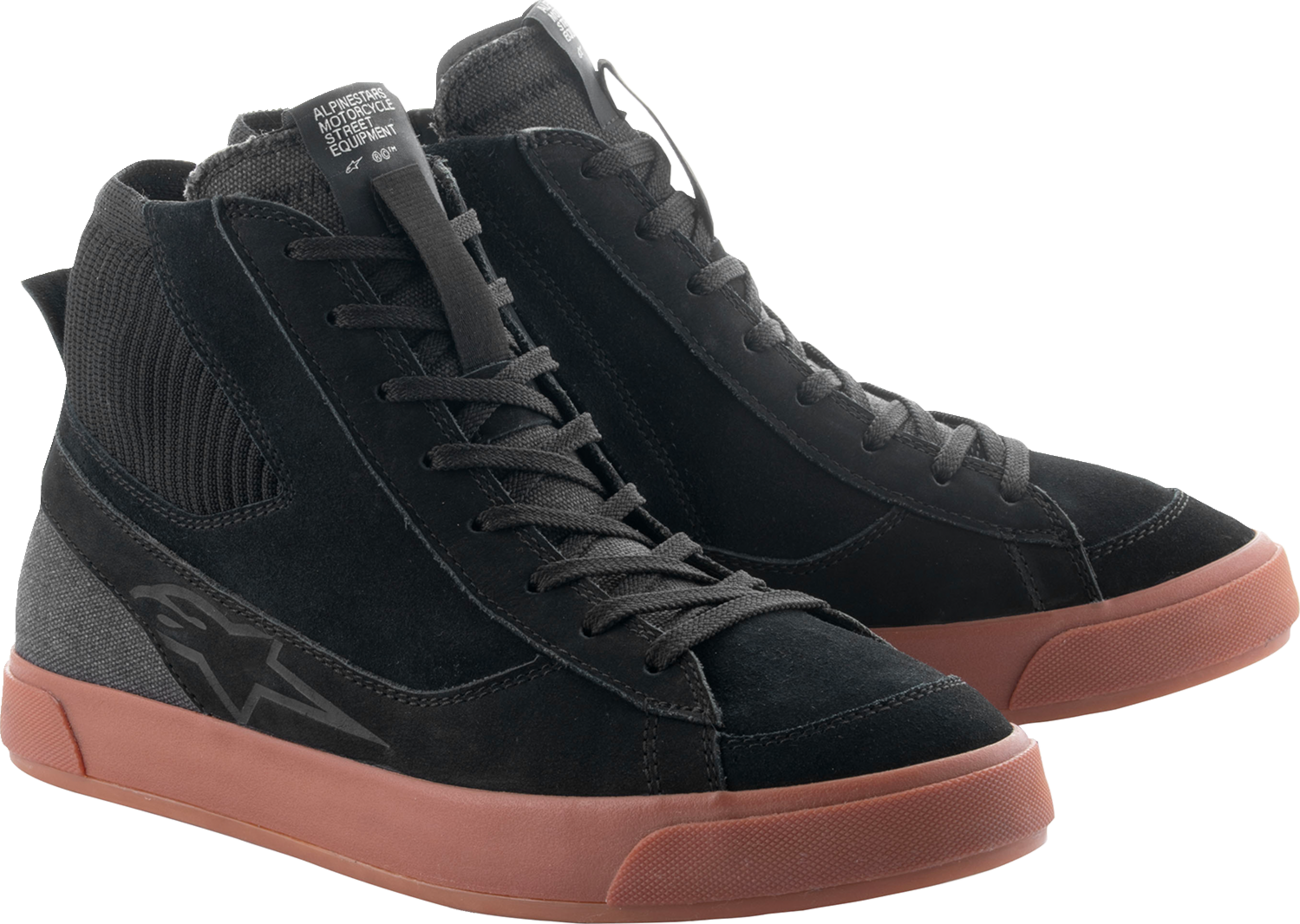 Alpinestars Stated Shoes Black and Gum US 11 / EU 44 - Durable Urban Riding Footwear