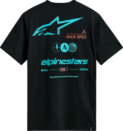 Alpinestars Asym CSF T-Shirt - Black - Medium by Alpinestars (Part #1215-72270-10-M)