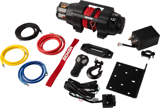 Demon Powersports PAWI-3500HD Heavy-Duty 3500 lb Winch