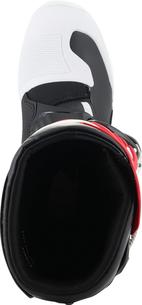Alpinestars Youth Tech3S Boots - White/Black/Red, US 7 / EU 40.5 - Part Number 2014024-2030-7