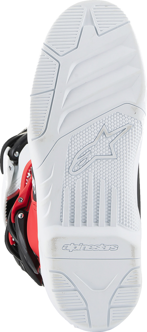 Alpinestars Youth Tech3S Boots - White/Black/Red, US 7 / EU 40.5 - Part Number 2014024-2030-7