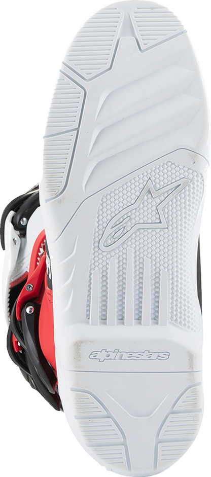 Alpinestars Youth Tech3S Boots - White/Black/Red, US 7 / EU 40.5 - Part Number 2014024-2030-7